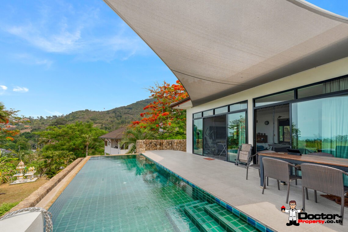 2 Bedroom and 3 Bedroom Villa with Sea View in Bang Makham, Koh Samui –  For Sale